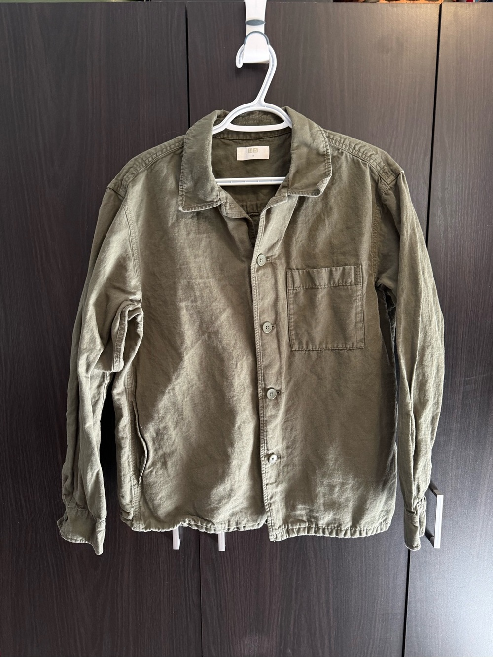 Uniqlo Olive Button-Down - wmns med